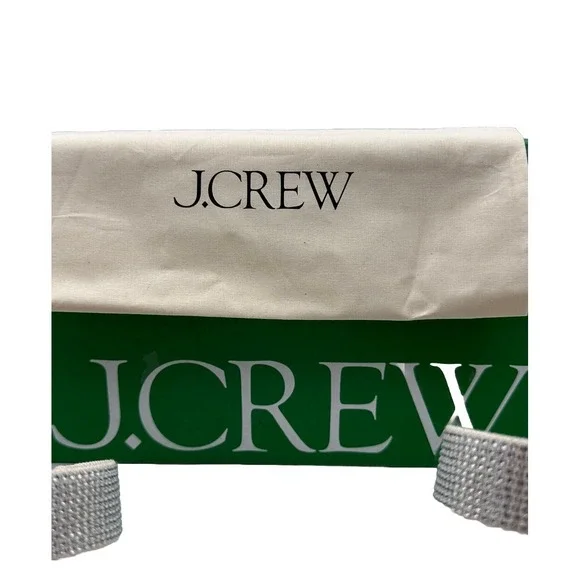 J Crew Sandal Lucie‎ double-strap block-heel sandals w crystals Size 10  BP318 - Picture 2 of 12